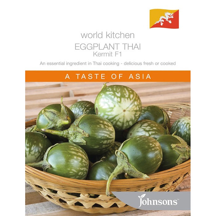 Eggplant Thai Cherry Kermit F1 Seeds
