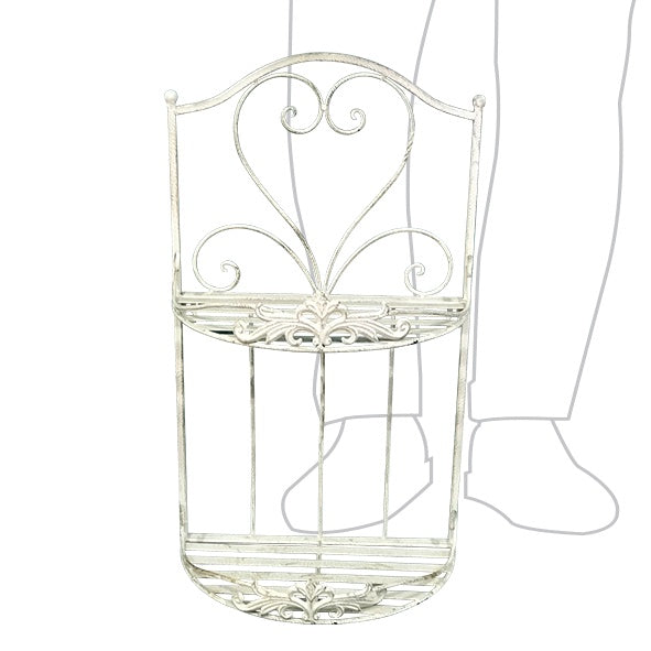 Wall Stand Heart White