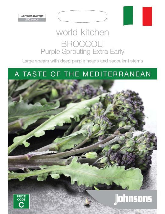 Broccoli Purple Sprouting Seed - Johnsons