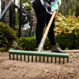 Landscape Rake 16 Tooth Timber