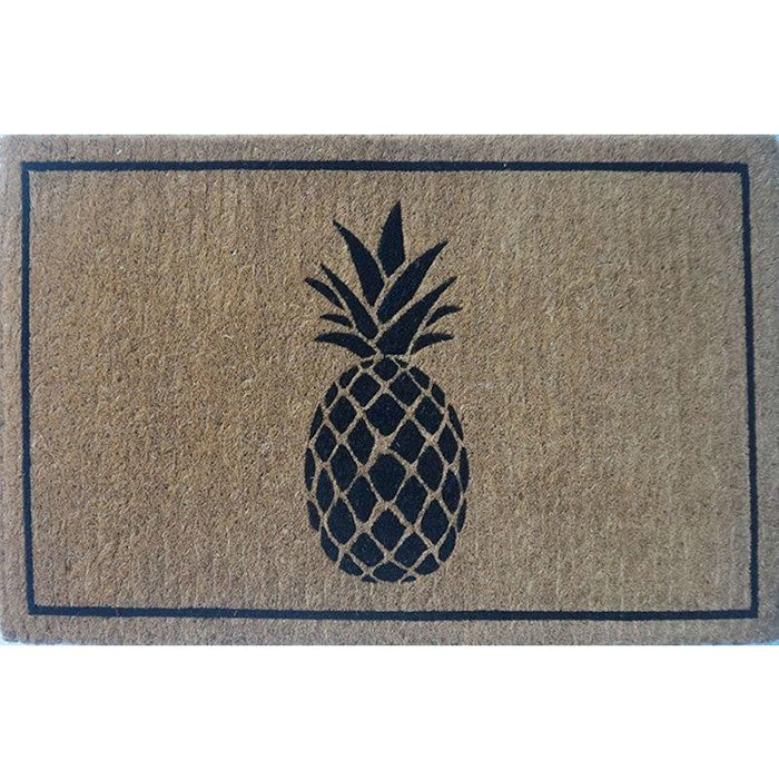 Doormat Premium Black Pineapple 50X80
