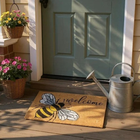 Doormat Welcome Bee 45x75