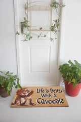 Doormat Life is Better Cavoodle