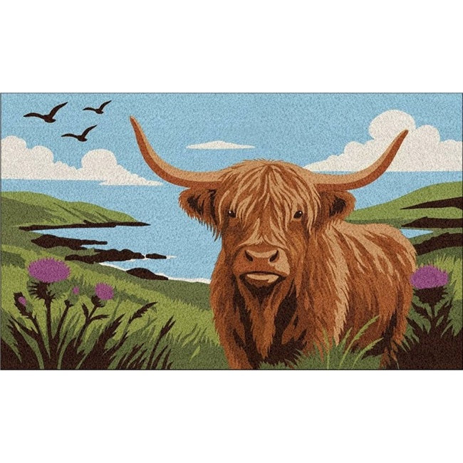 Doormat Highland Cow 45x75cm