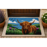 Doormat Highland Cow 45x75cm