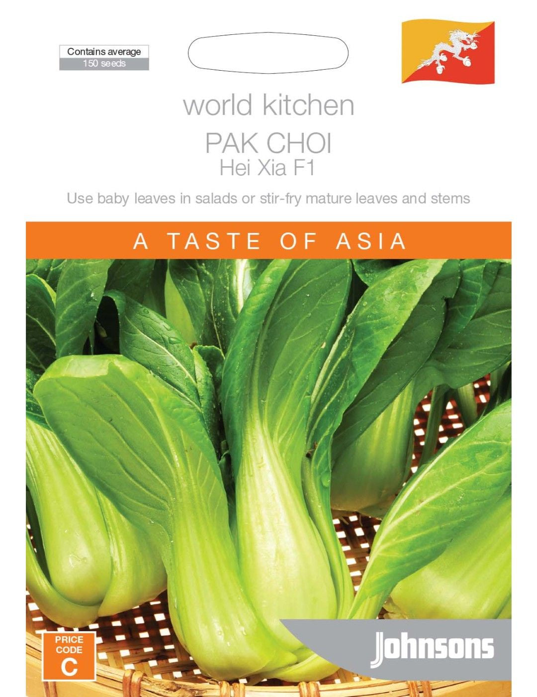 Pak Choi Seeds - Johnsons