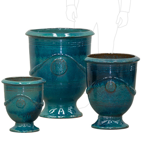 Anduze Vase Aqua