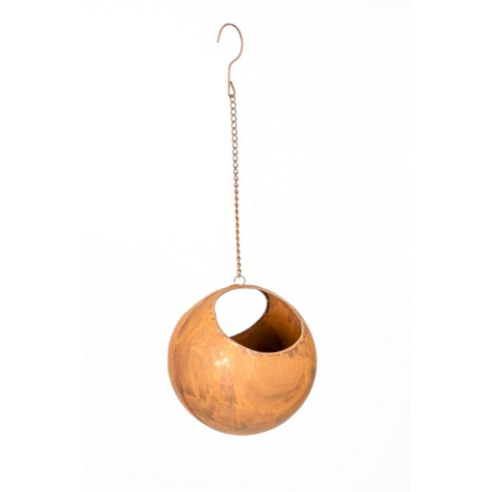 Rust Ball Hanging Medium