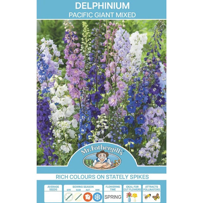 Delphinium Pacific Giant Mixed Seeds