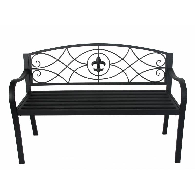 3 Person Bench - Black