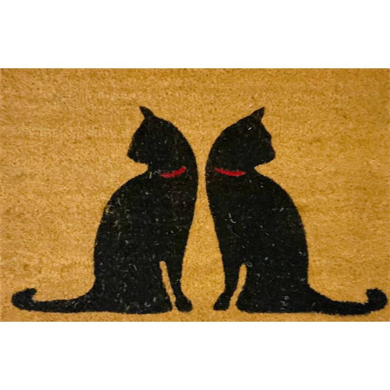 Red Collar Kitty Doormat