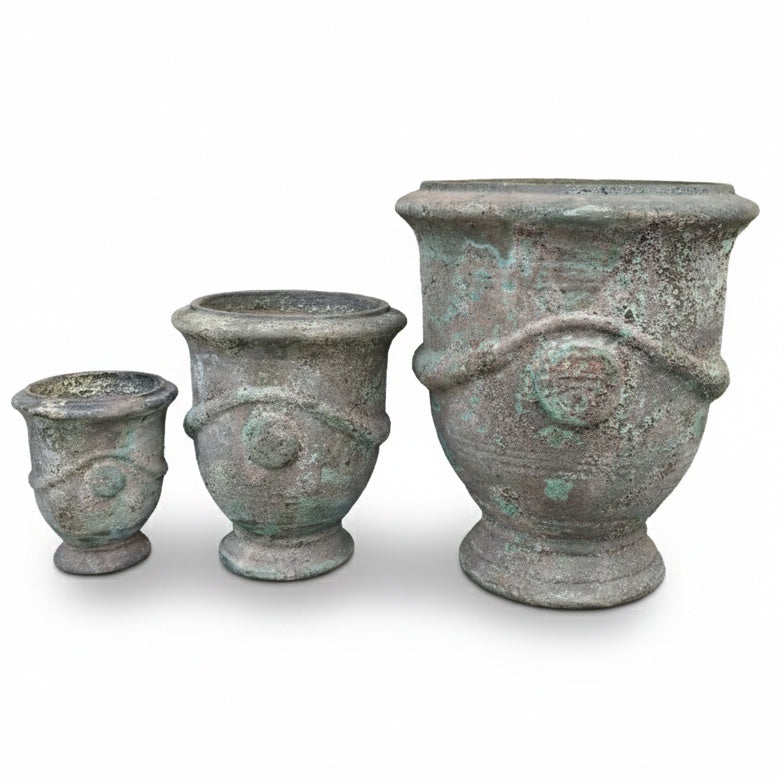 Helia Urn Atlantis Midnight Green