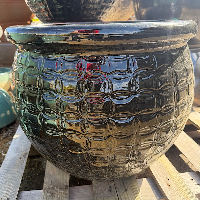 Keltoi Water Pot Glazed Black