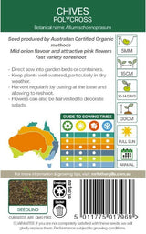Chives Polycross Organic Seeds