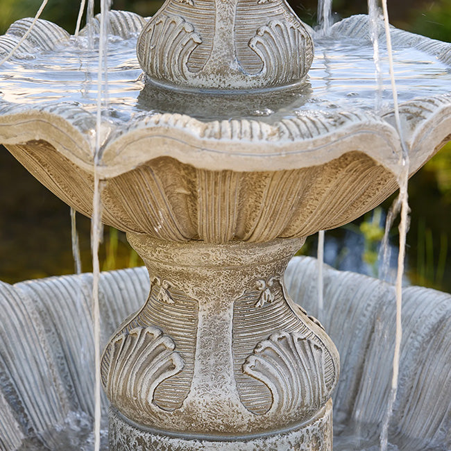 Fleur Fountain Stone