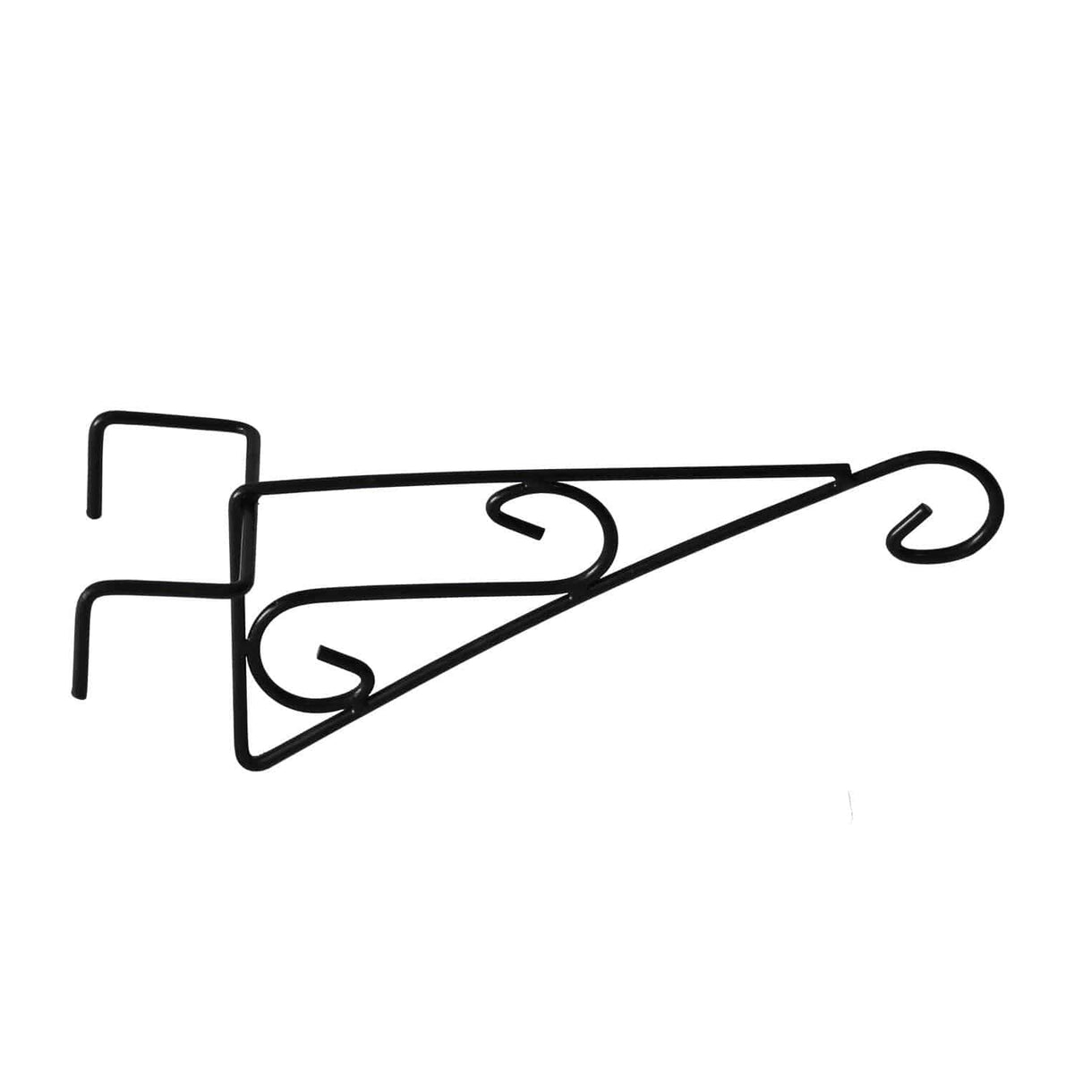 Fence Bracket Scrolled 36cm Black