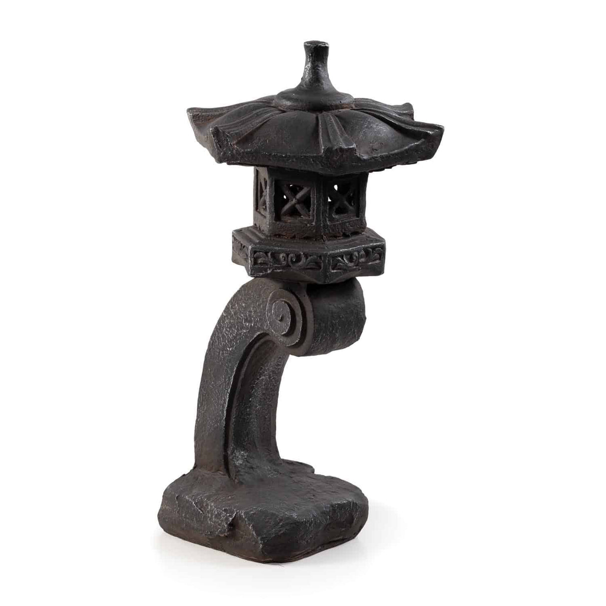 Pagoda on Stand – Rusted Iron Finish