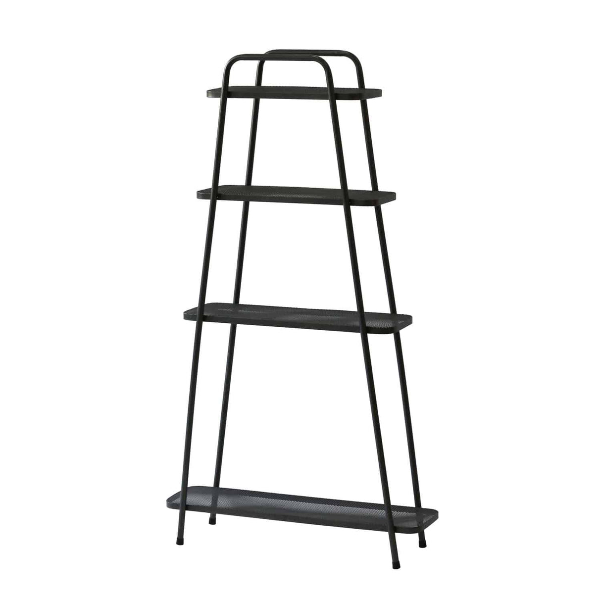 Plant Stand Modern 4 Shelf Tall Silver Grey