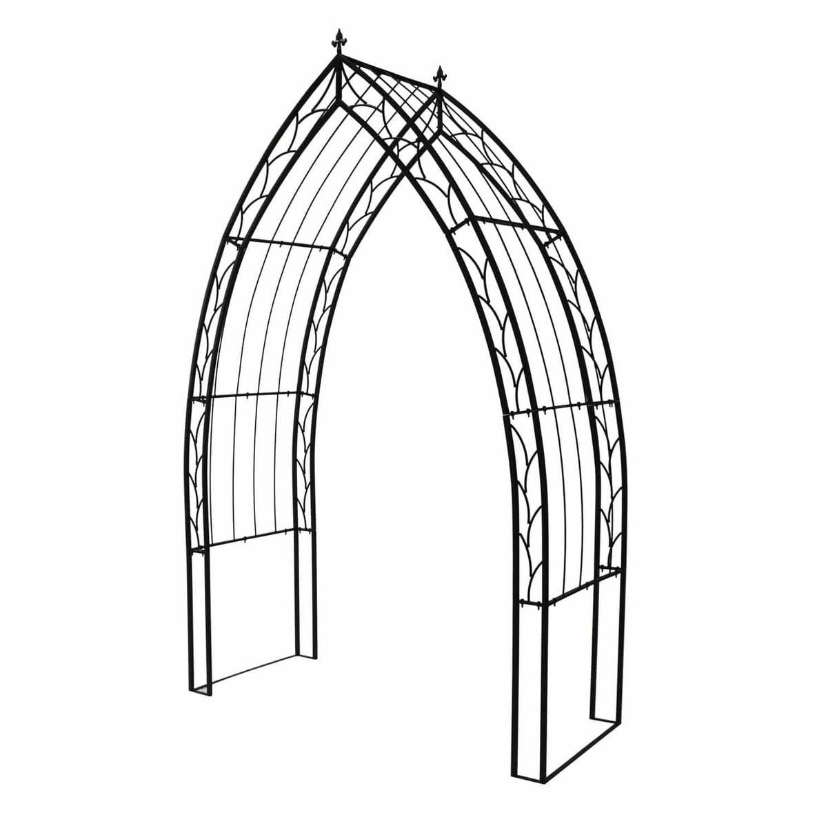 Garden Arch Cathedral Black