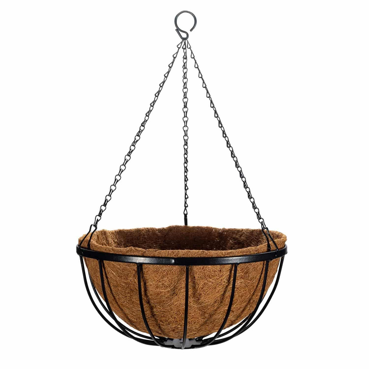 Hanging Basket Cathedral Black