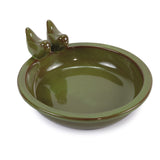 Bird Feeder Round Glazed