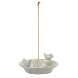 Bird Feeder Hanging Round Glazed
