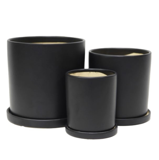 Timor Cylinder Matt Black