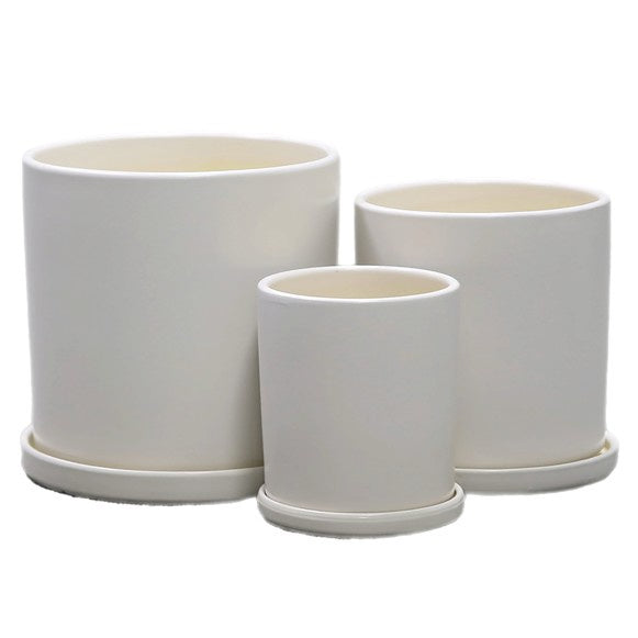 Timor Cylinder Matt White