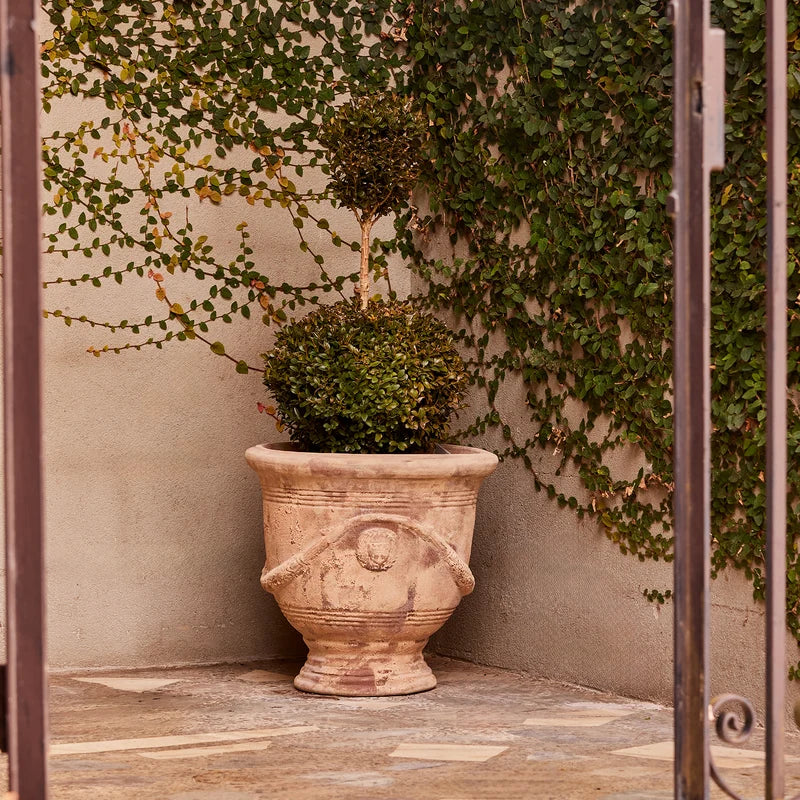 Villa Urn Antique Terracotta