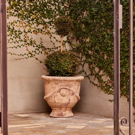 Villa Urn Antique Terracotta