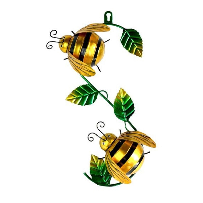 Bees On Leaves - Wall Art