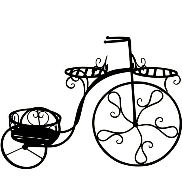 Bicycle Black Plant Stand