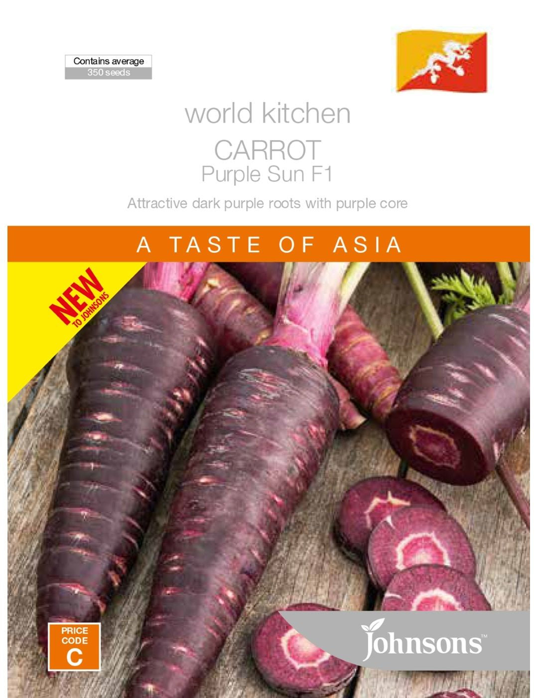 Carrot Purple Sun Seeds - Johnsons