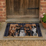 Doormat Coir Barn Dogs