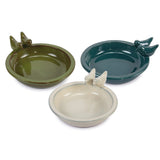 Bird Feeder Round Glazed