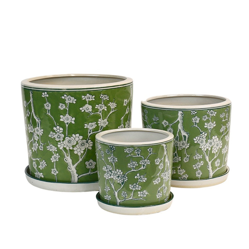Green Blossom Planter