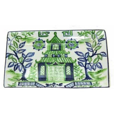 Small Rectangular Maison De The Plate