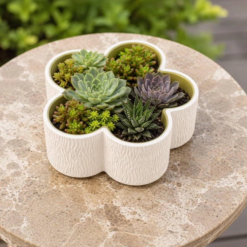 Olive Flower Pot