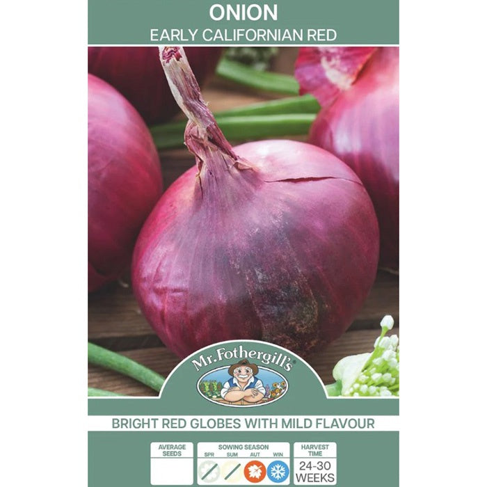 Onion Early Californian Red Seeds