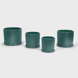 Pot Cylindrical Green