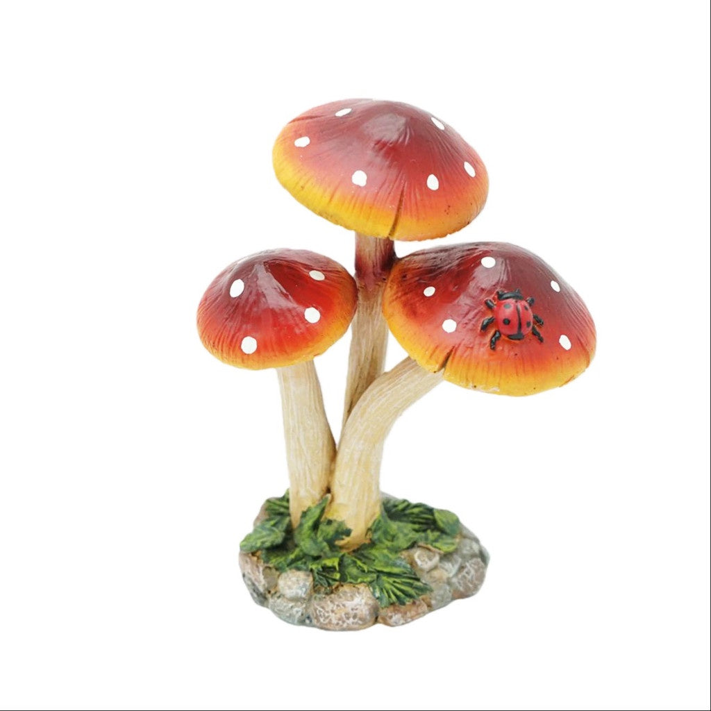 Resin Triple Mushrooms