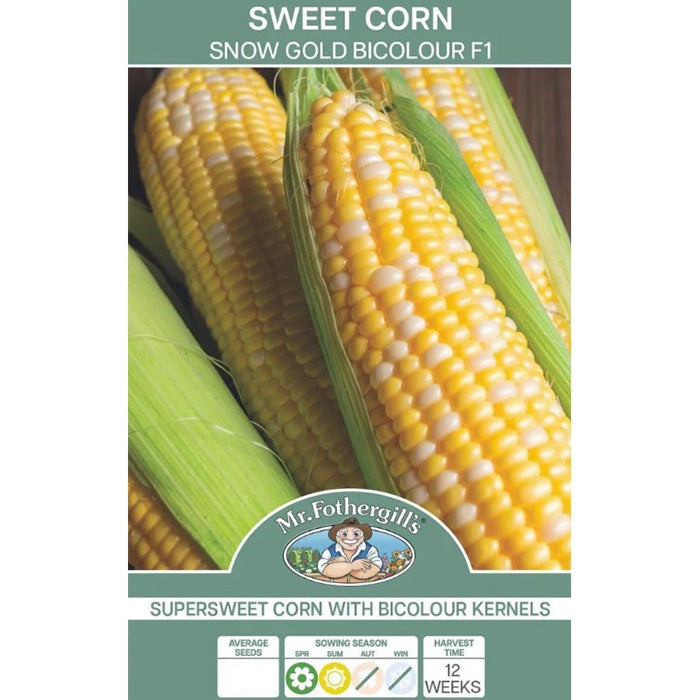 Sweet Corn Snow Gold F1 Seeds
